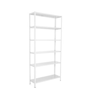 Estante de Aço Branca 198x92x30 com 06 Prateleiras