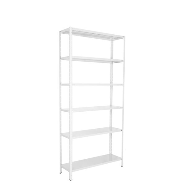 Estante de Aço Branca 198x92x30 com 06 Prateleiras