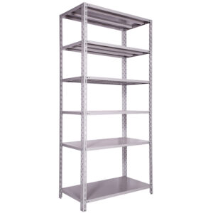 Estante de Aço Chapa 22 90kg por Prateleira 198x92x60 com 06 Prateleiras