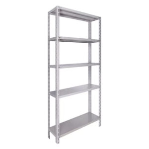 Estante de Aço Chapa 22 90kg por Prateleira 198x92x30 com 05 Prateleiras