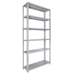 Estante de Aço Chapa 22 90kg por Prateleira 198x92x30 com 06 Prateleiras