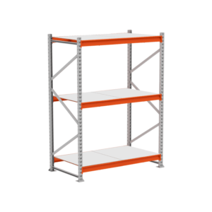 Porta Pallet Slim 3 Níveis 120cm Prateleiras de Aço