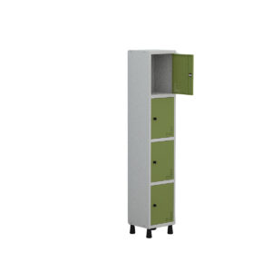 Roupeiro de Aço Light 4 Portas Verde Pandin